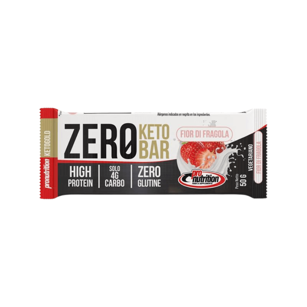 Zero Keto bar gold fior di fragola 50g Pronutrition