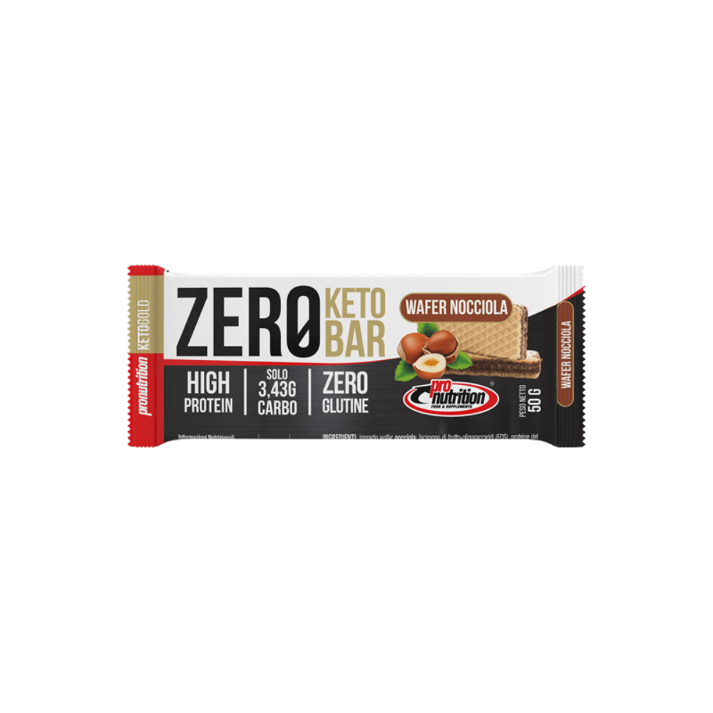 Barretta Wafer Alla Nocciola Zero Keto 50g Pronutrition