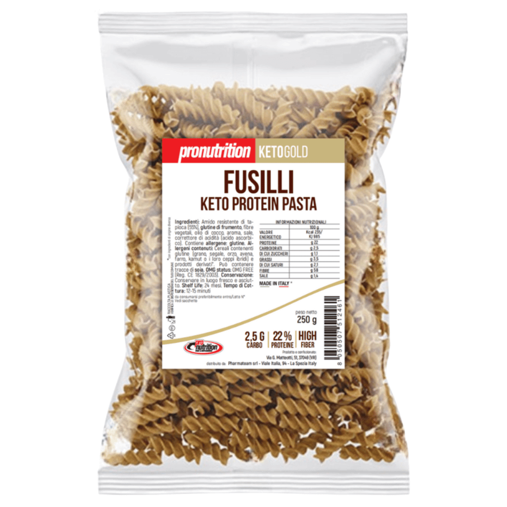 Keto Fusilli Pasta Proteica 250g Pronutrition