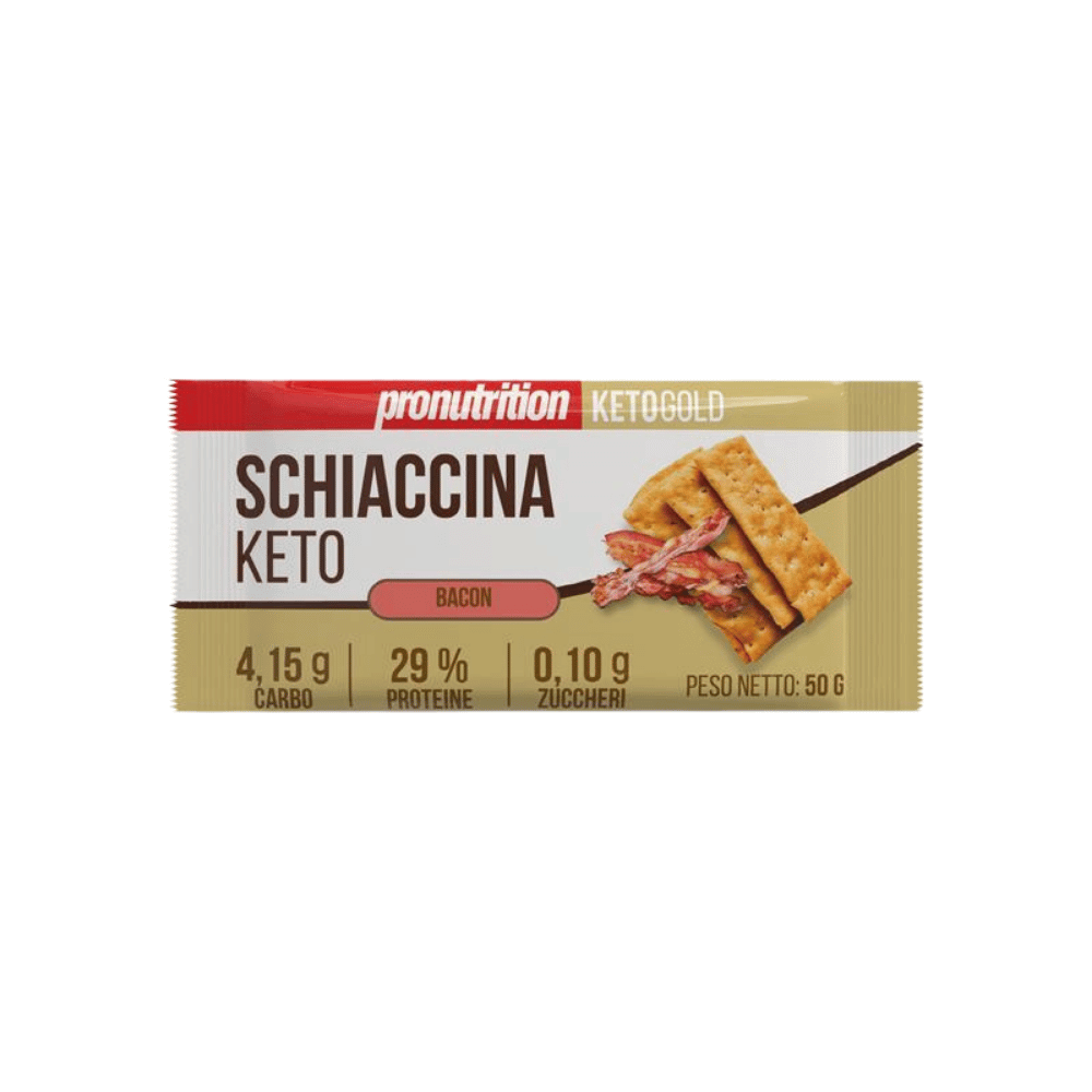 Schiaccina Keto croccante Bacon 50g Pronutrition