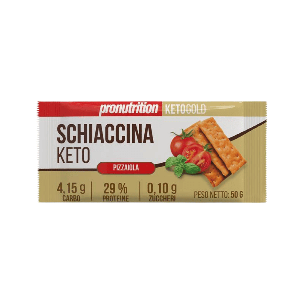 Schiaccina Keto croccante Pizzaiola 50G Pronutrition