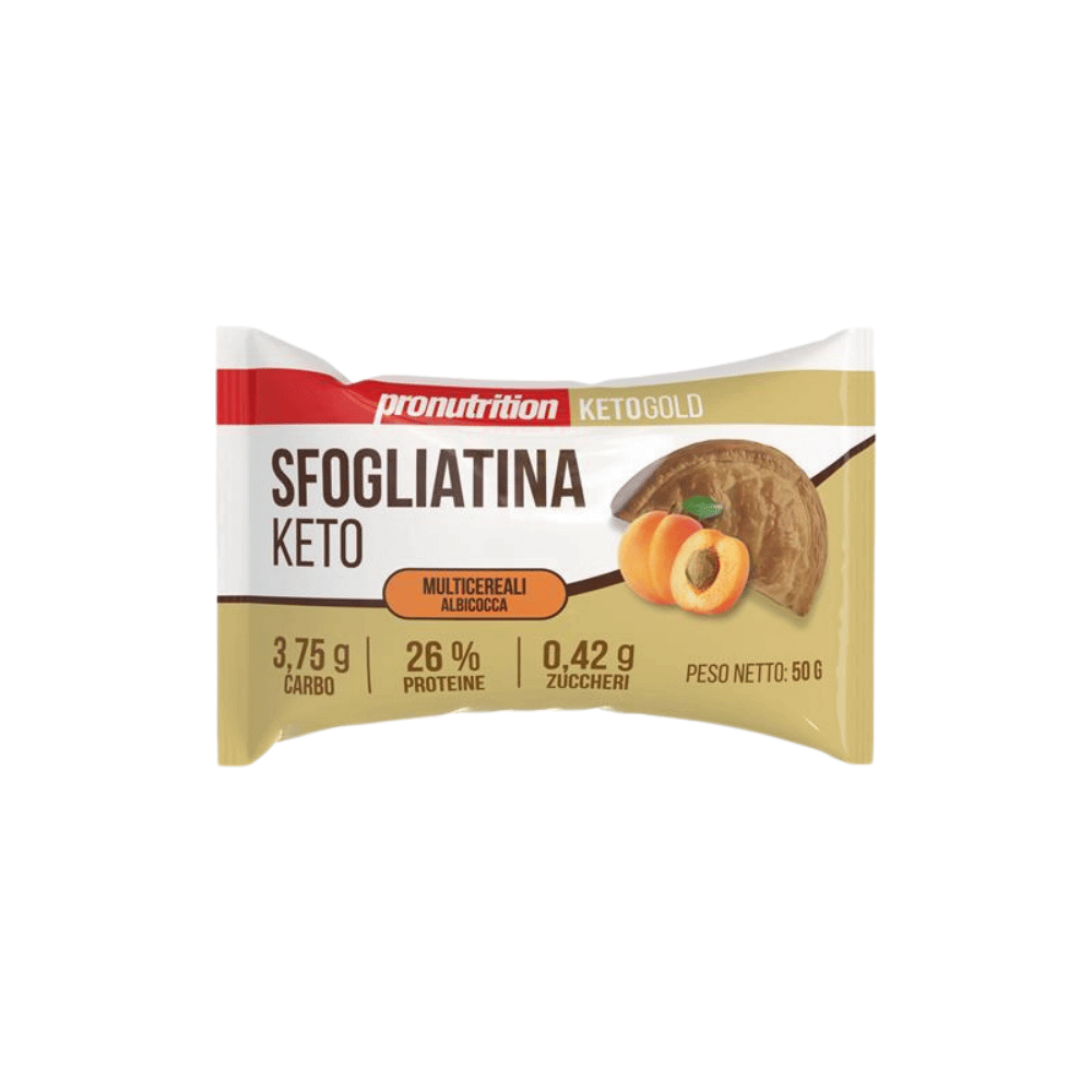 Sfogliatina Keto Multicereali Albicocche 50g Pronutrition