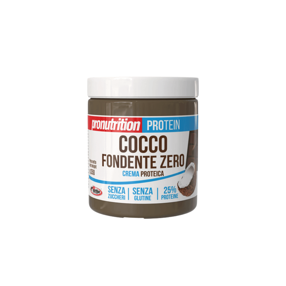Crema proteica senza zucchero, cioccolato fondente e cocco, 350 g, Pronutrition