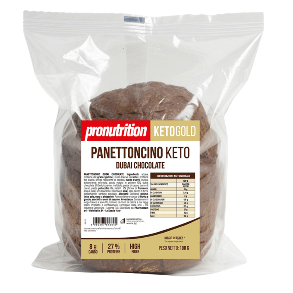 Panettone Keto DUBAI Cioccolato 100g - Pronutrition