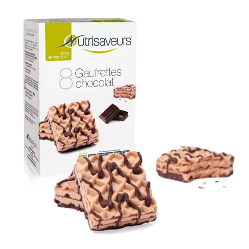 Nutrisaveurs Wafer proteici al CIOCCOLATO