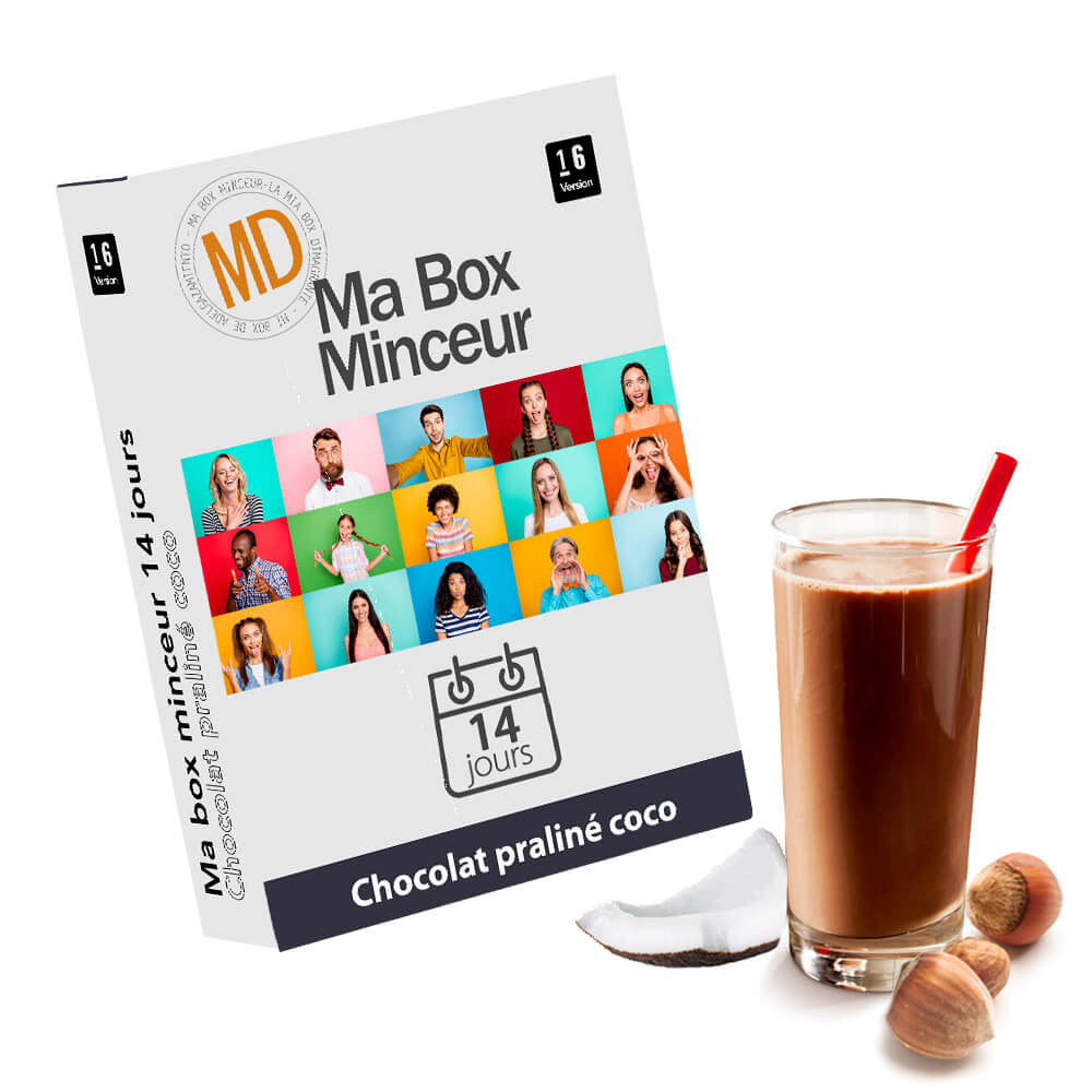 Kit dimagrante dieta iperproteica 14 giorni - Tendenza al cioccolato, pralina e cocco