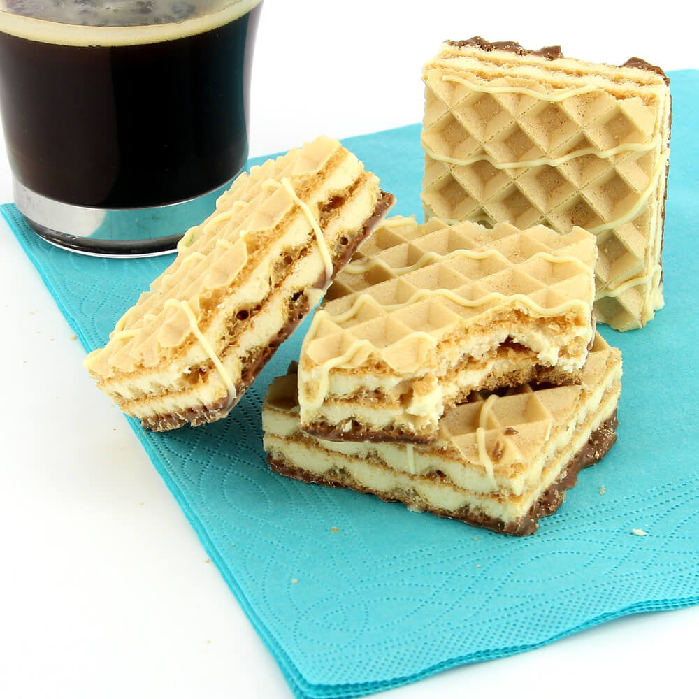 Wafer proteici al cioccolato bianco Dietisnack