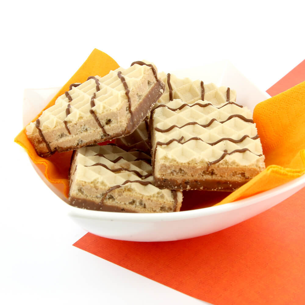 Wafer proteici al cioccolato e nocciole Dietisnack