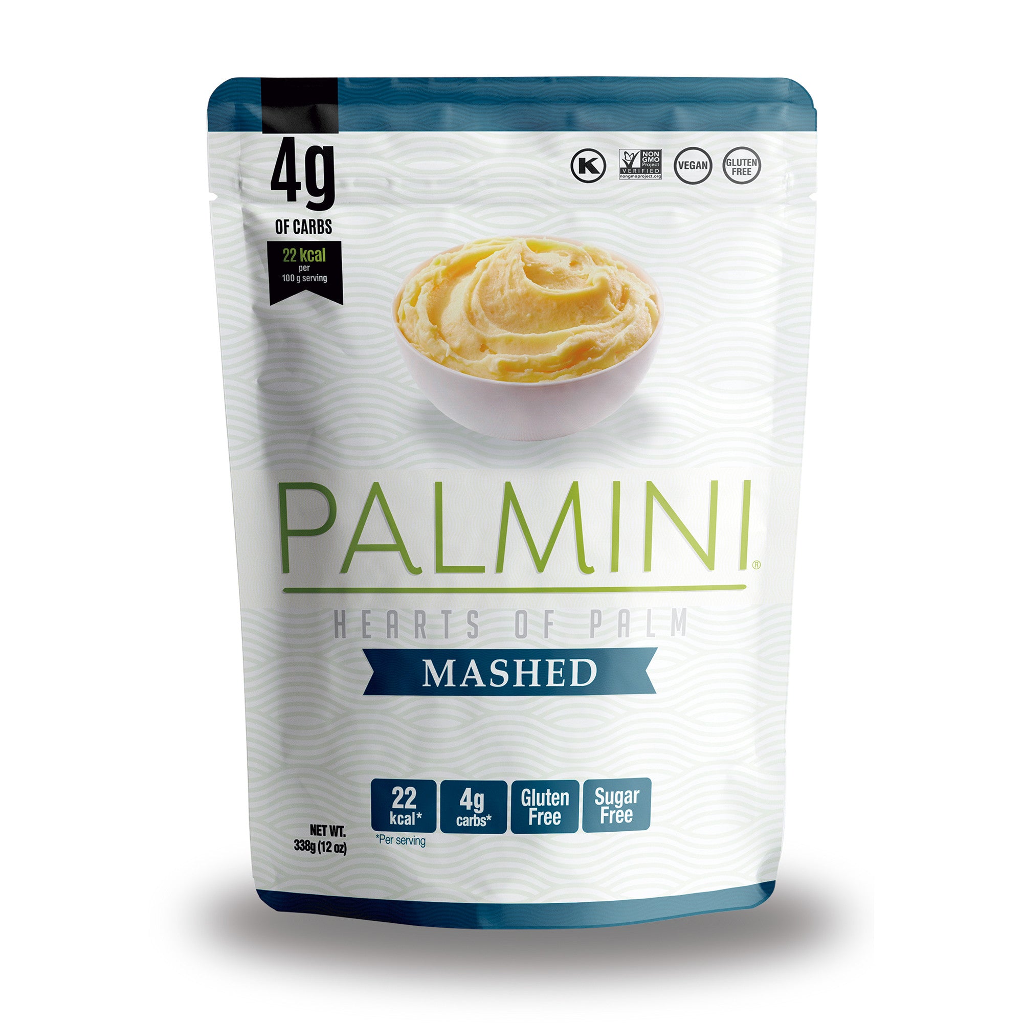 Palmini - Purea al naturale - Carboidrati 4 g - Senza glutine - Confezione da 338 g
