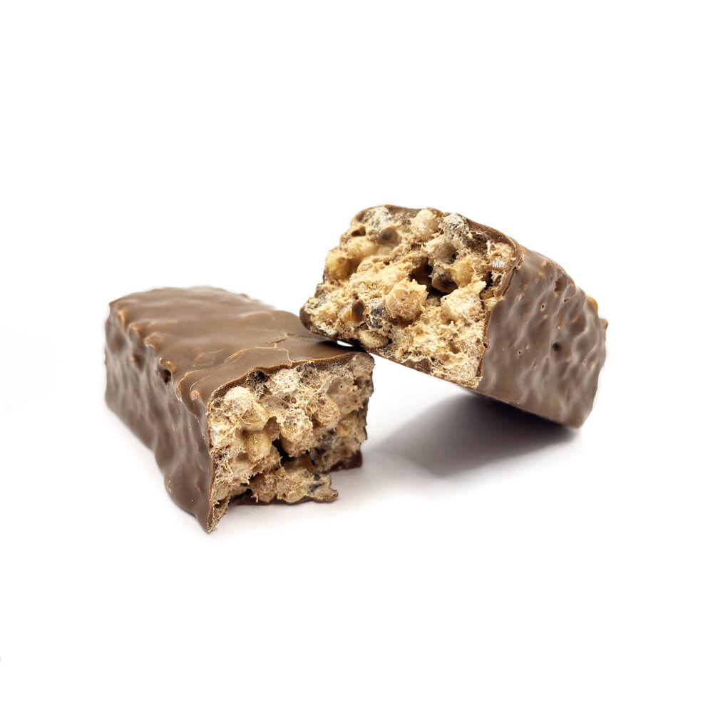 Barretta proteica cremosa “fluffy” Gusto cioccolato senza glutine All'unità MD