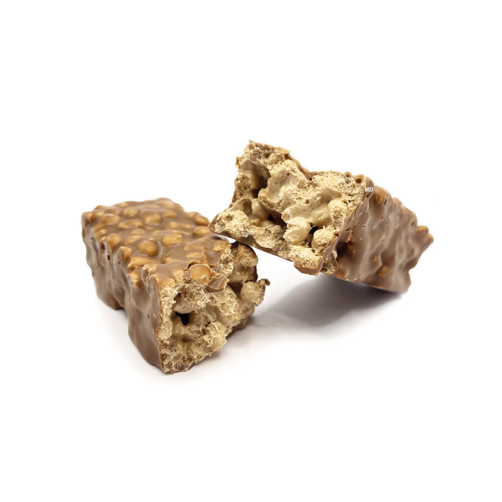 Barretta proteica cremosa “fluffy” Gusto cioccolato pralinato senza glutine All'unità MD