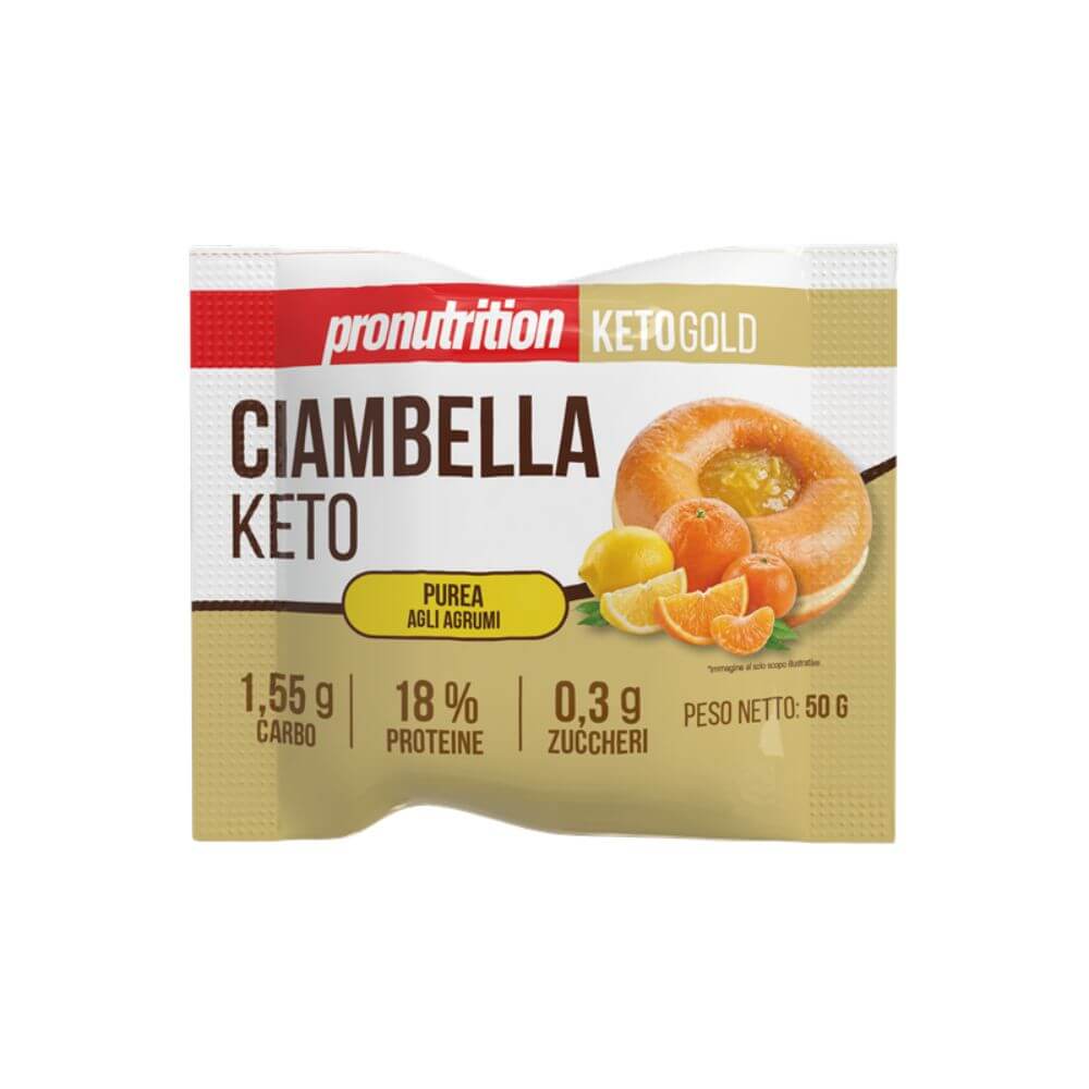 Ciambella Keto agli Agrumi 50 g – Pronutrition