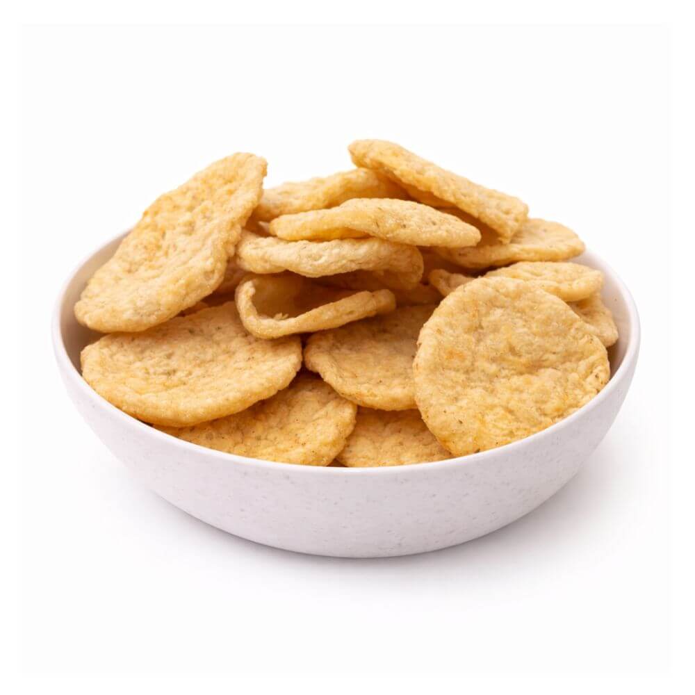 Chips proteiche soffiate gusto Formaggio e Cipolla confezione monodose 25 g