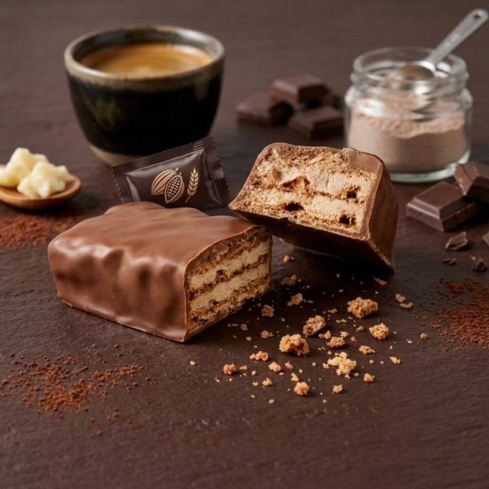 Waffle proteico ripieno al cioccolato MD unità