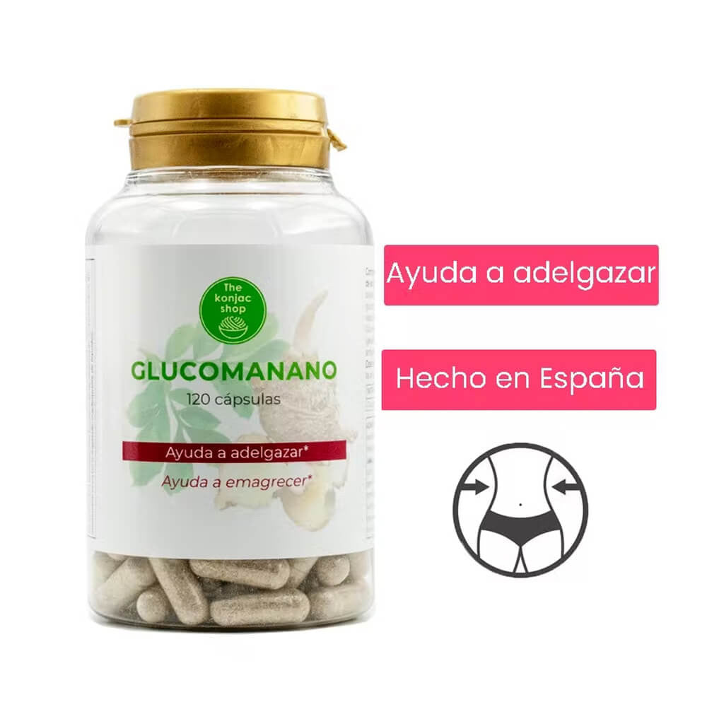 Konjac Glucomanan 500mg - 120 capsule - The Konjac Shop