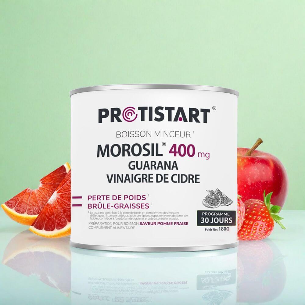 Morosil® 400 mg Bevanda brucia-grassi gusto mela-fragola – 30 giorni PROTISTART