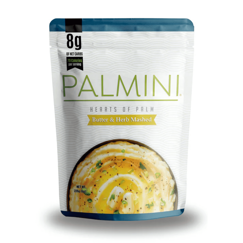 Palmini - Purea Butter & Herb - Carboidrati 8 g - Senza glutine - Confezione da 226 g