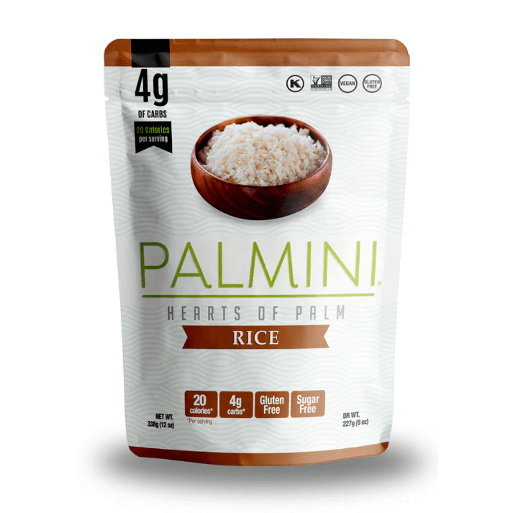 Palmini - Rice - 4 g di carboidrati - Senza glutine - Confezione da 338 g