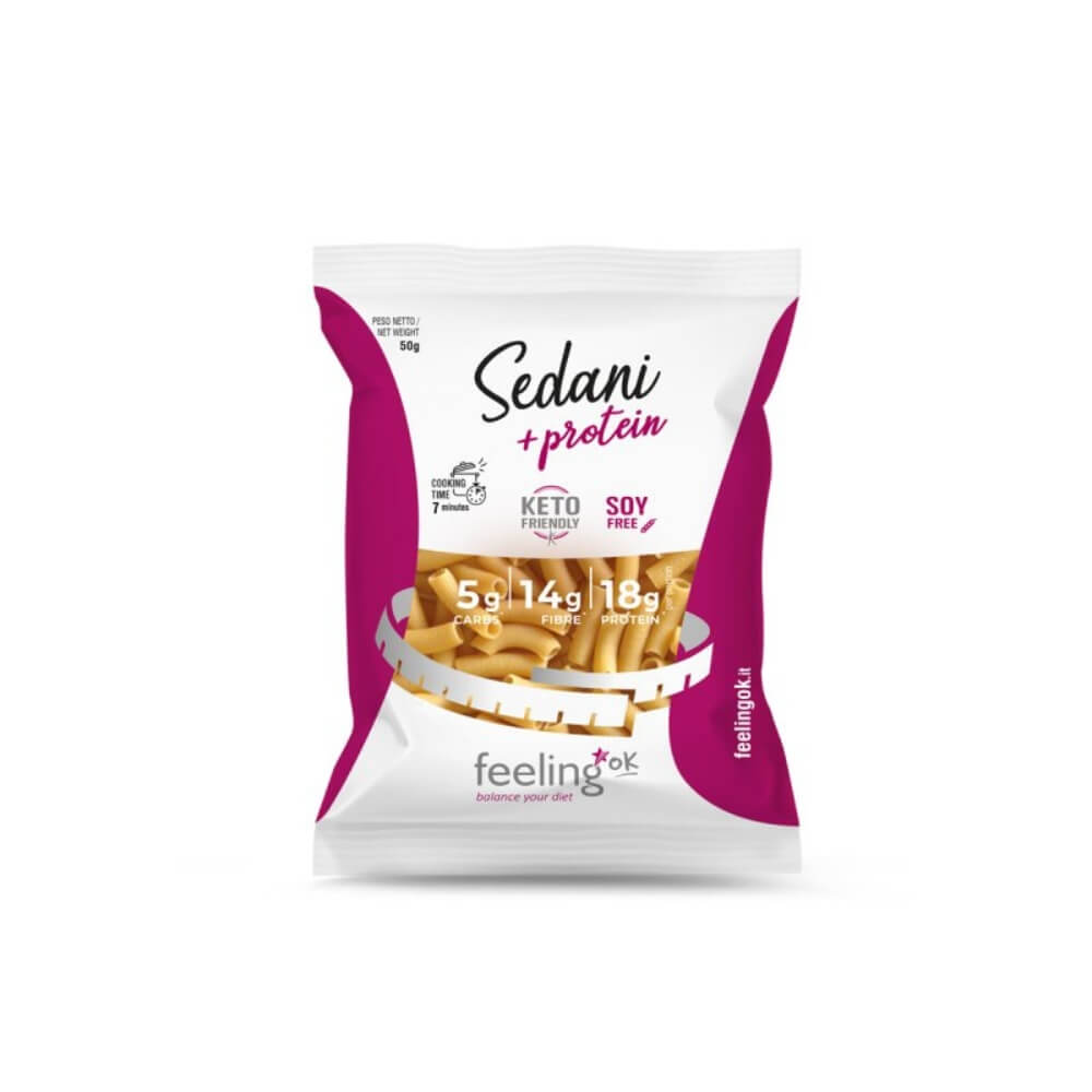 Pasta proteica LowCarb Sedani FeelingOK 50g