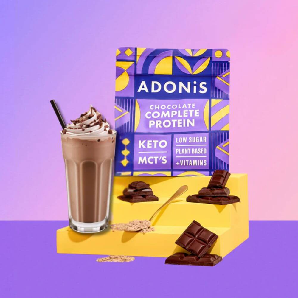 Milkshake Proteico al Cioccolato KETO Adonis 350 g