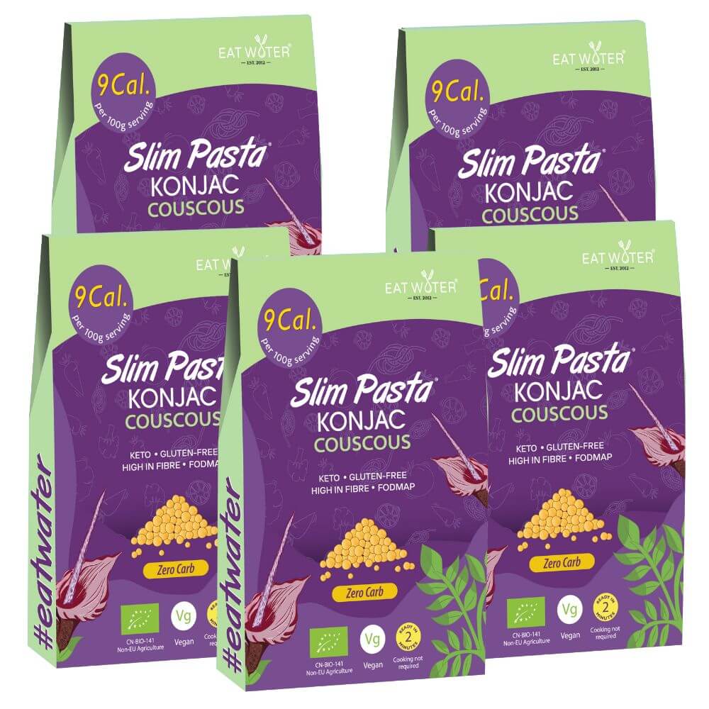 SlimPasta konjac Couscous Confezione da 270g Set da 5