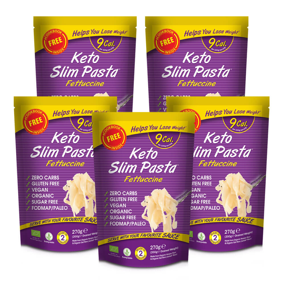 Slim Pasta Fettuccine shirataki de Konjac - Lot de 5 paquets