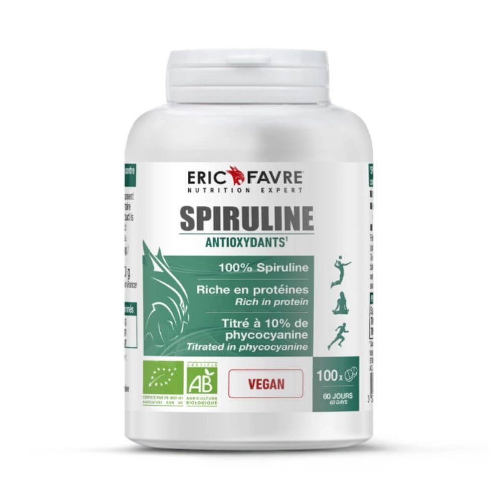 Spirulina Vegana Biologica 100 compresse Eric Favre