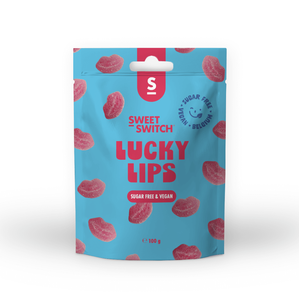 Caramelle senza zucchero Keto Lucky Lips Sweet-Switch 100 g