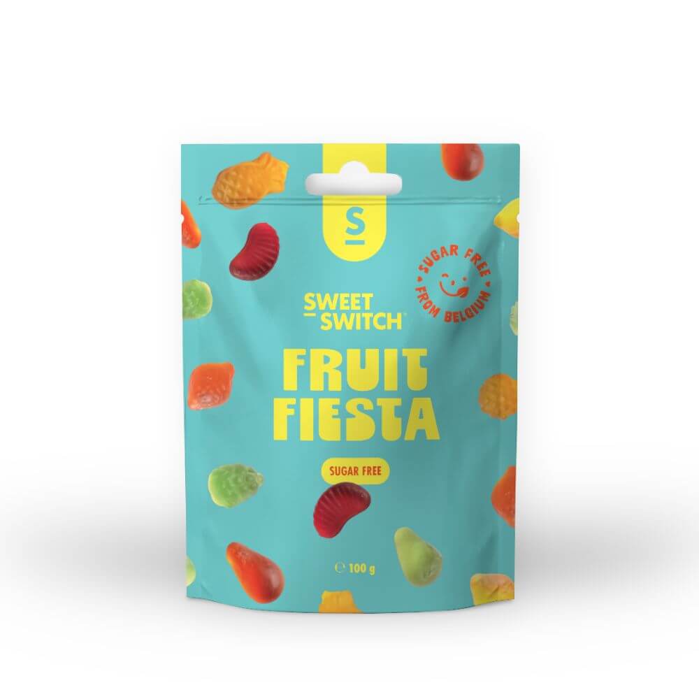 Caramelle senza zucchero Keto Fruit Fiesta Sweet-Switch 100g