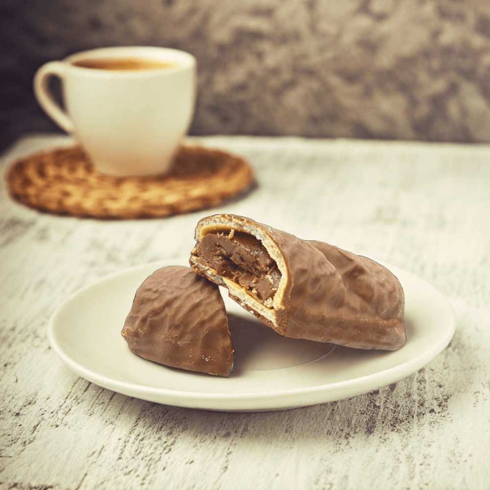 Barrette proteiche cioccolato al latte e crema di nocciole PROTISTART