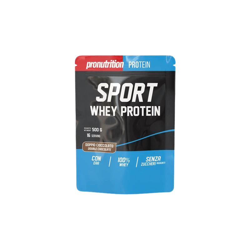 Proteine del Siero del Latte Sport Doppio Cioccolato 500g - PRONUTRITION