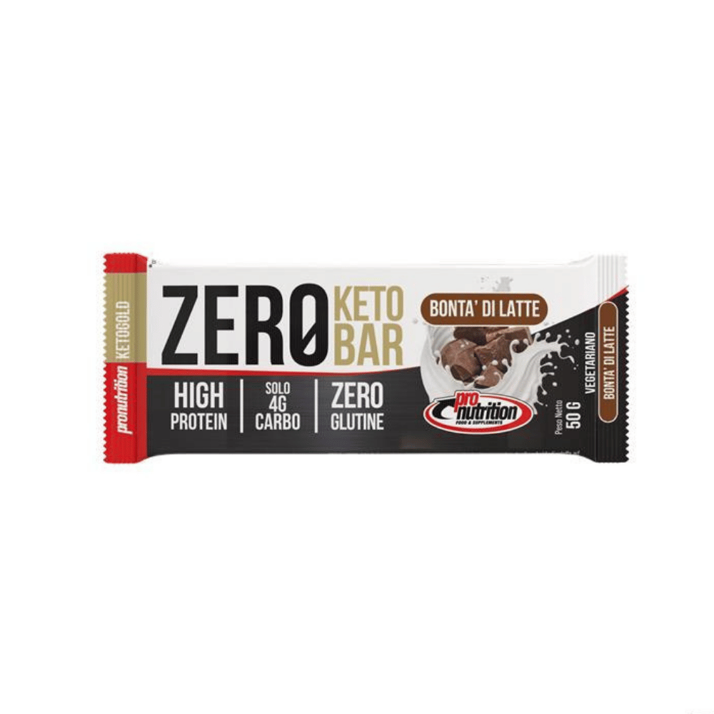 Zero Keto bar gold bonta' di latte 50g Pronutrition