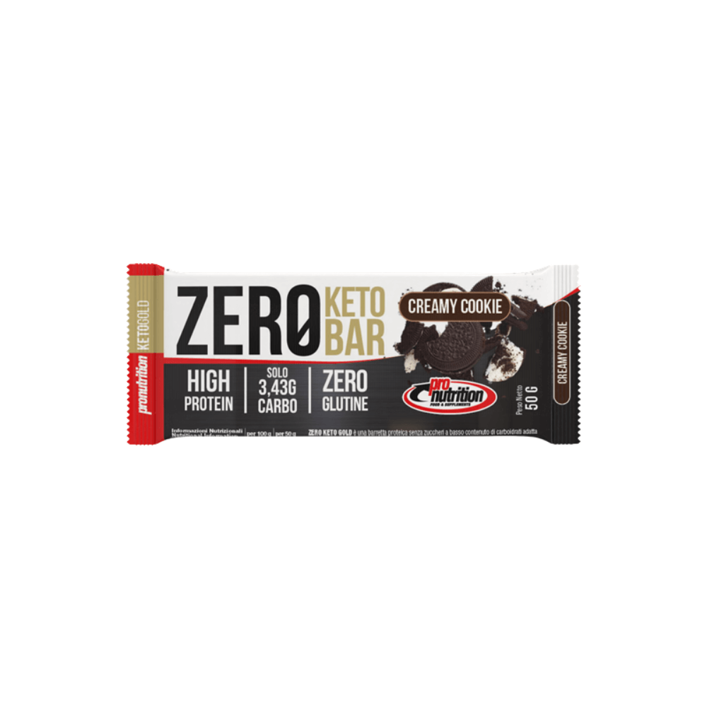 Barrette Zero Keto CREAMY COOKIE 50G Pronutrition