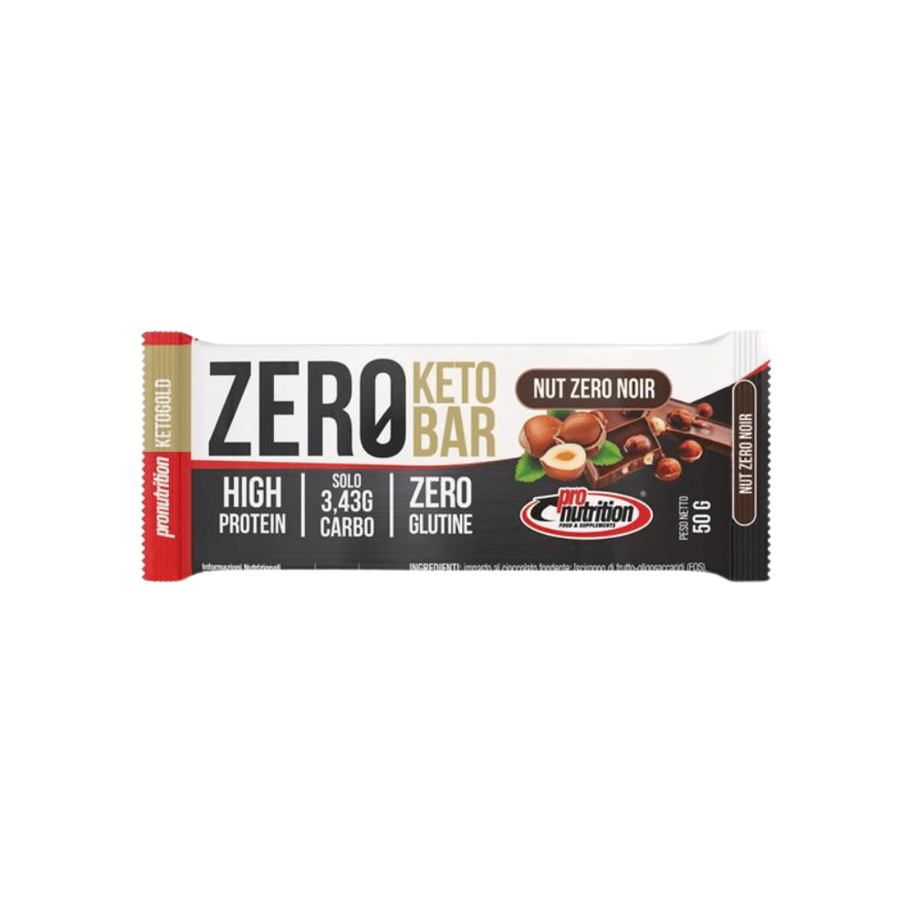 Barrette Zero Keto NUT ZERO NOIR 50G Pronutrition