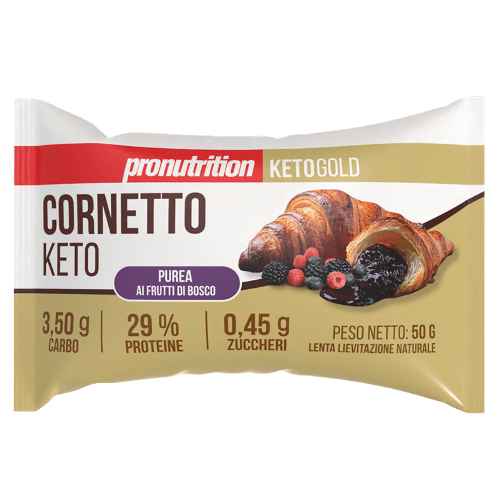 Cornetto Keto ai frutti di bosco 50 g Pronutrition