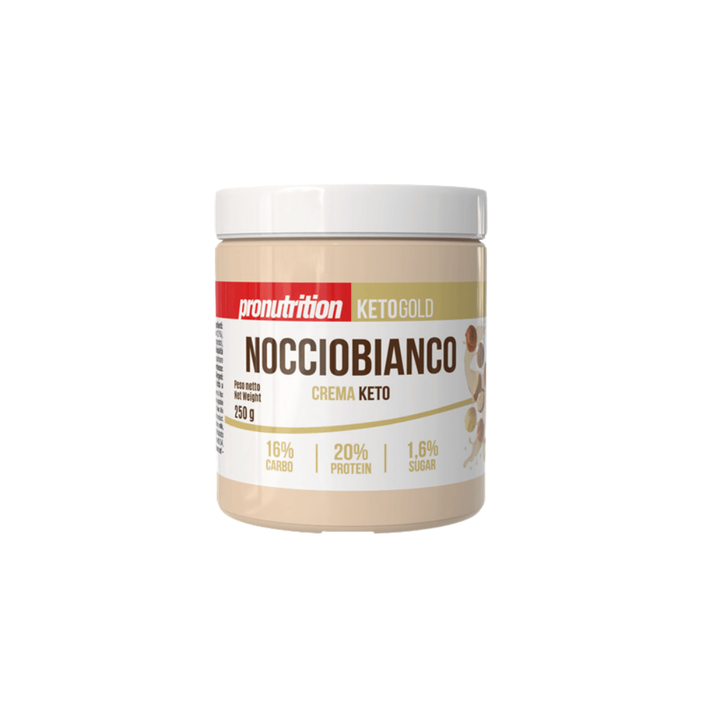 Crema proteica al cioccolato bianco e nocciole Keto Pronutrition