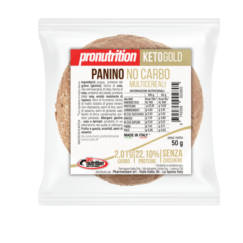 Panino multicereali nocarbo 50 g, Pronutrition