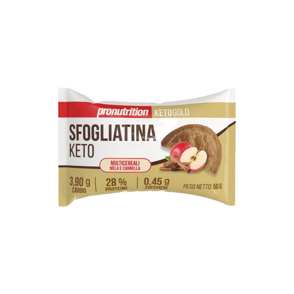 Sfogliatina Keto Multicereali Mela e Cannella 50g Pronutrition