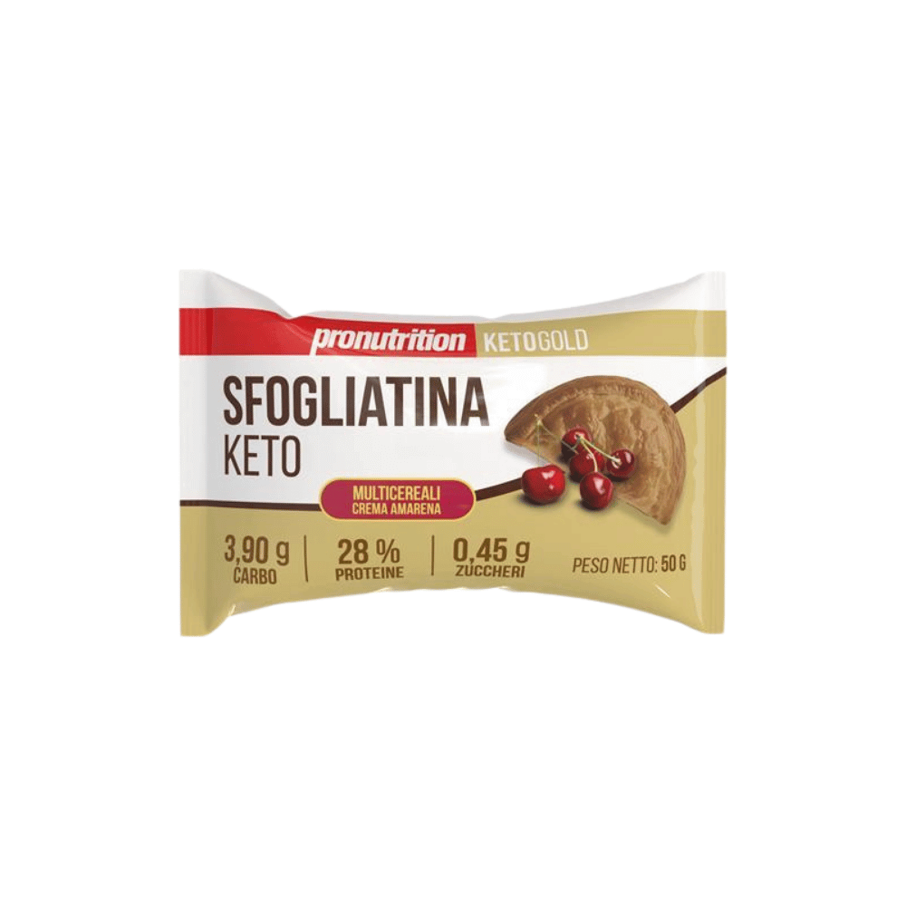 Sfogliatina Keto multicereali Amarena 50g Pronutrition
