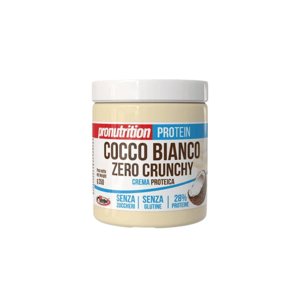 Crema proteica senza zucchero, cioccolato bianco e cocco, 350 g, Pronutrition