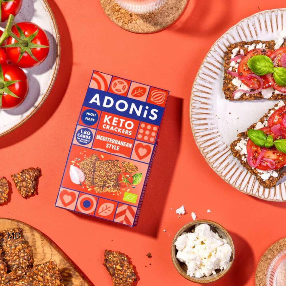 Crackers Keto stile mediterraneo ADONIS
