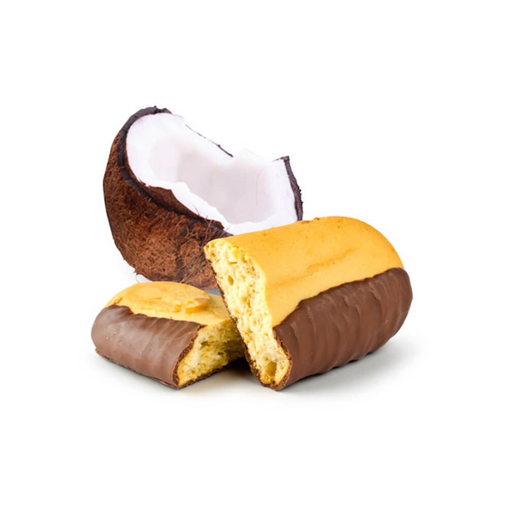 Savordok COCO guarnito con biscotto proteico al cacao all'unità FeelingOk
