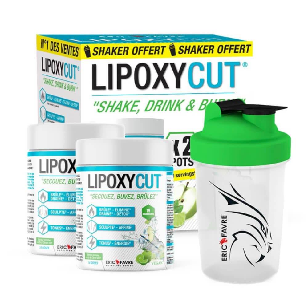 Lipoxycut Fat Burner Box Mela Verde e Lime Eric Favre