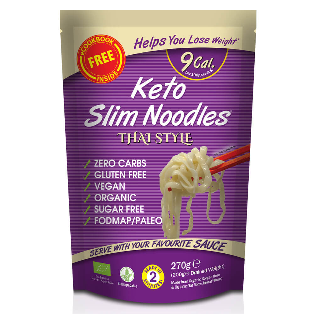 Slim Noodles Thai Style konjac shirataki - Confezione SlimPasta 270g