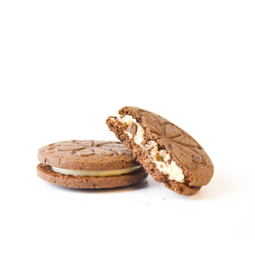 Biscotti proteici Cookie & Cream scatola da 8 MD