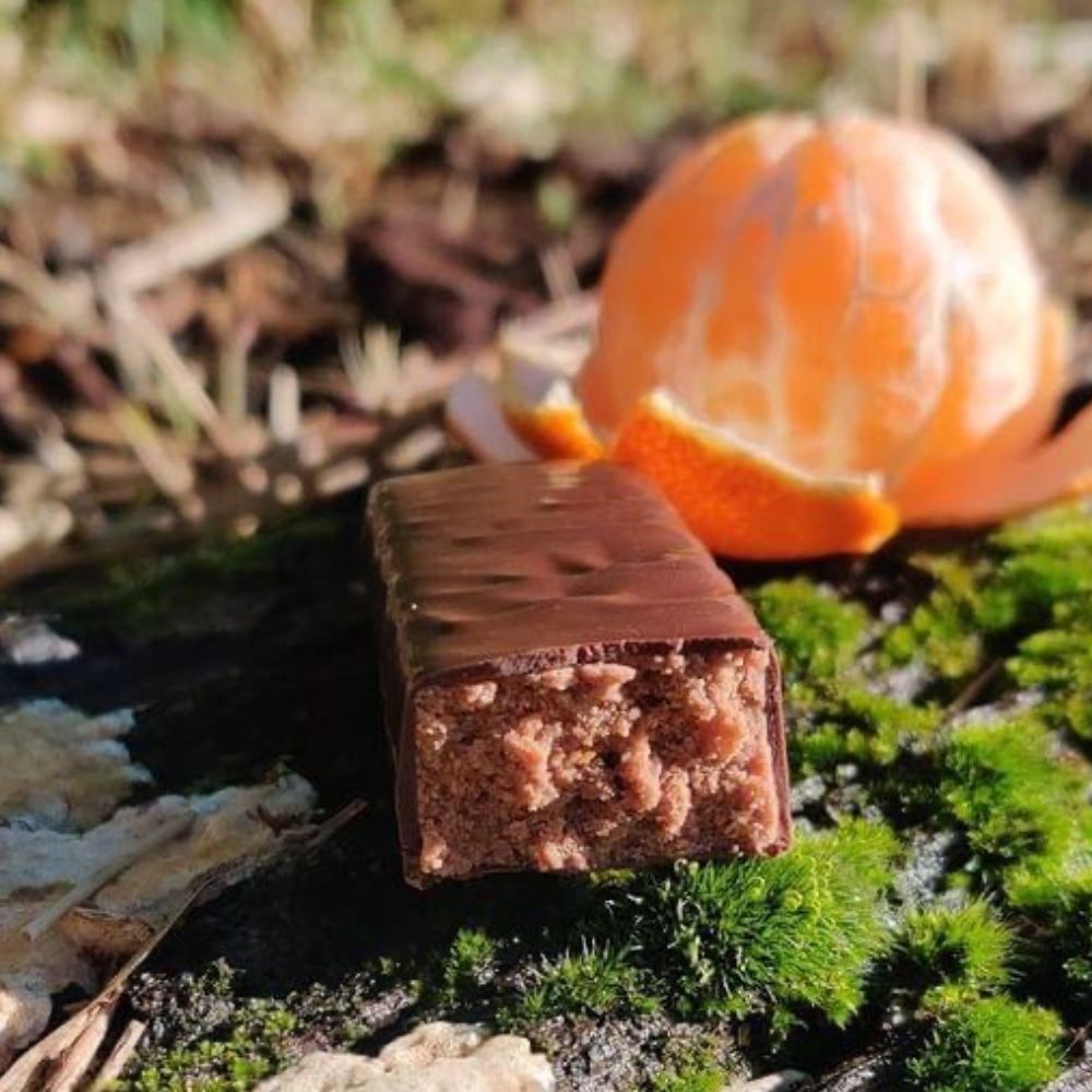 Barretta proteica Cioccolato e Arancia senza glutine all'unità Prolinea