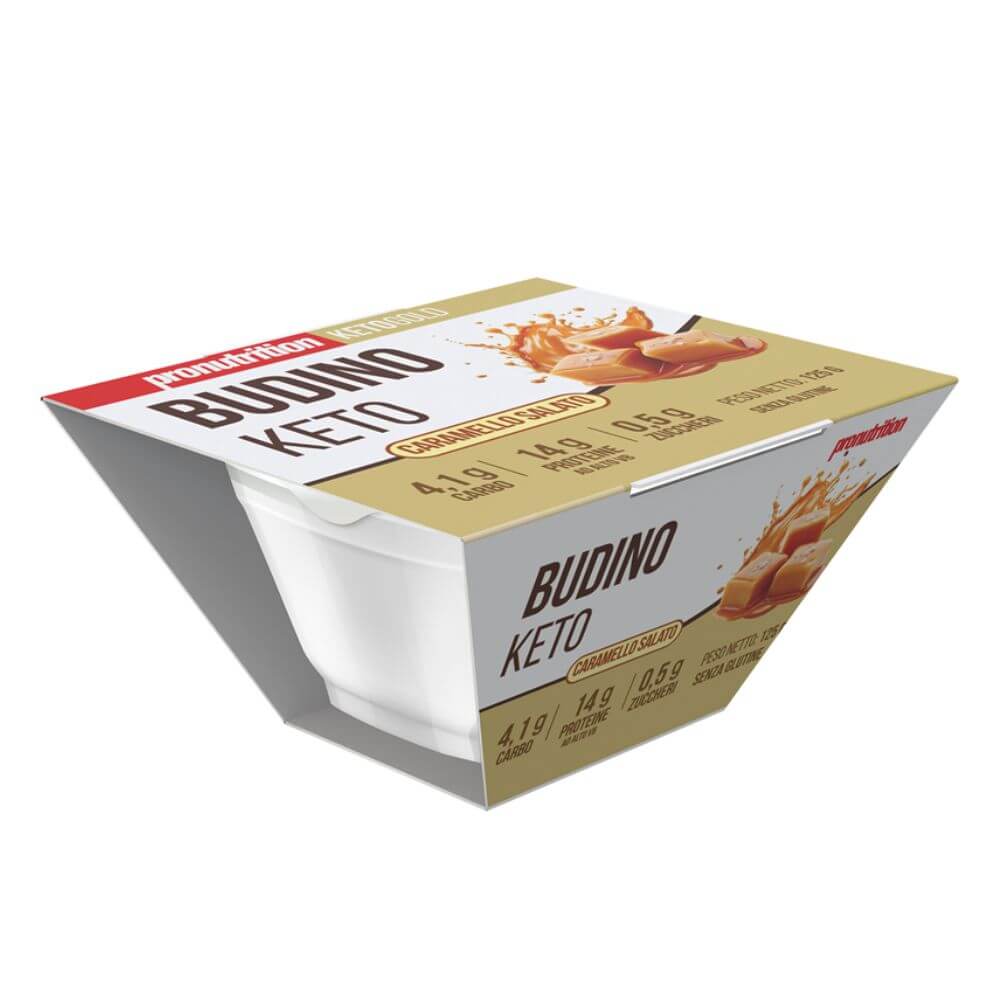 Crema dessert al caramello salato proteica keto 125 g Pronutrition