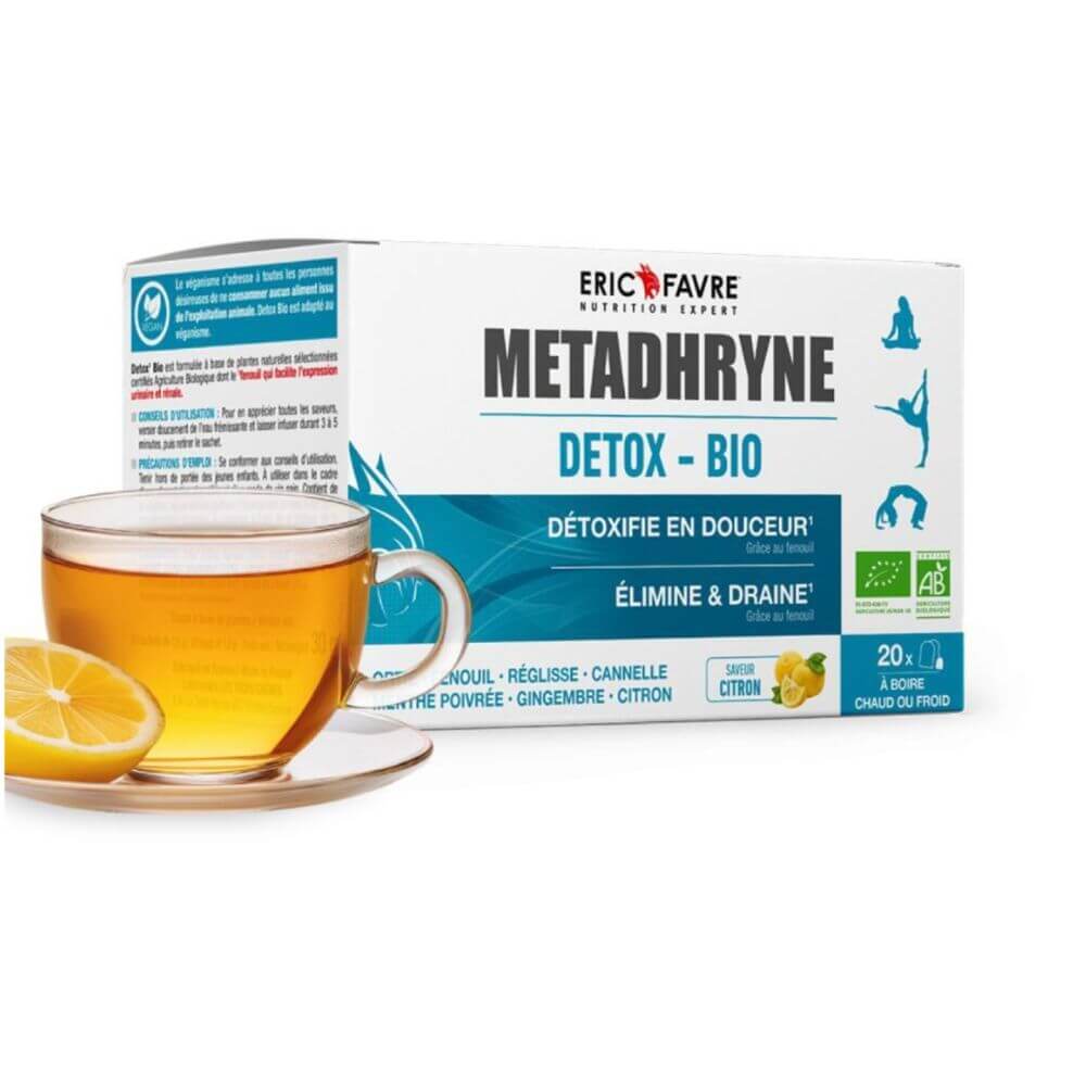 Tisane METADHRYNE DETOX BIO Citron Eric Favre