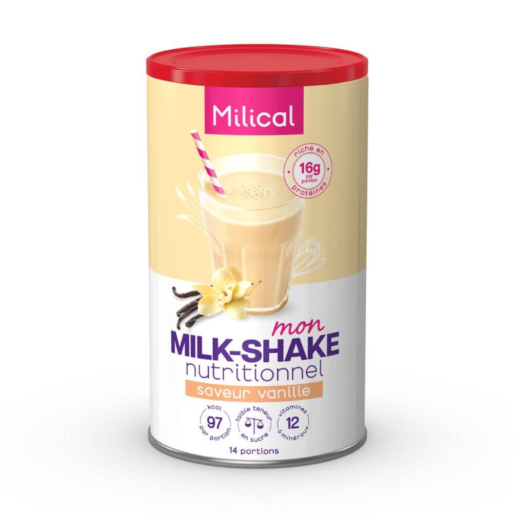 MILICAL il mio milk-shake nutrizionale - Vaniglia Barattolo 14 porzioni