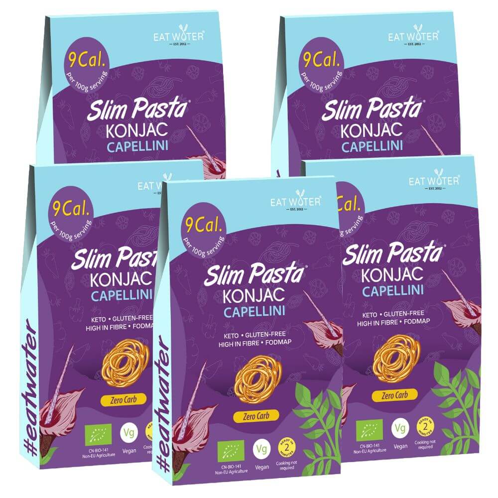 Slim Pasta konjac tipo Capellini 270 g Set da 5